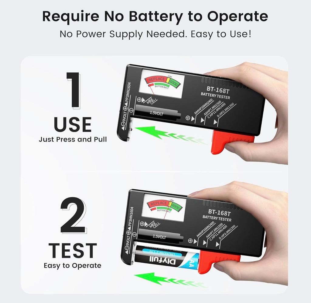 Magnetic Battery Tester