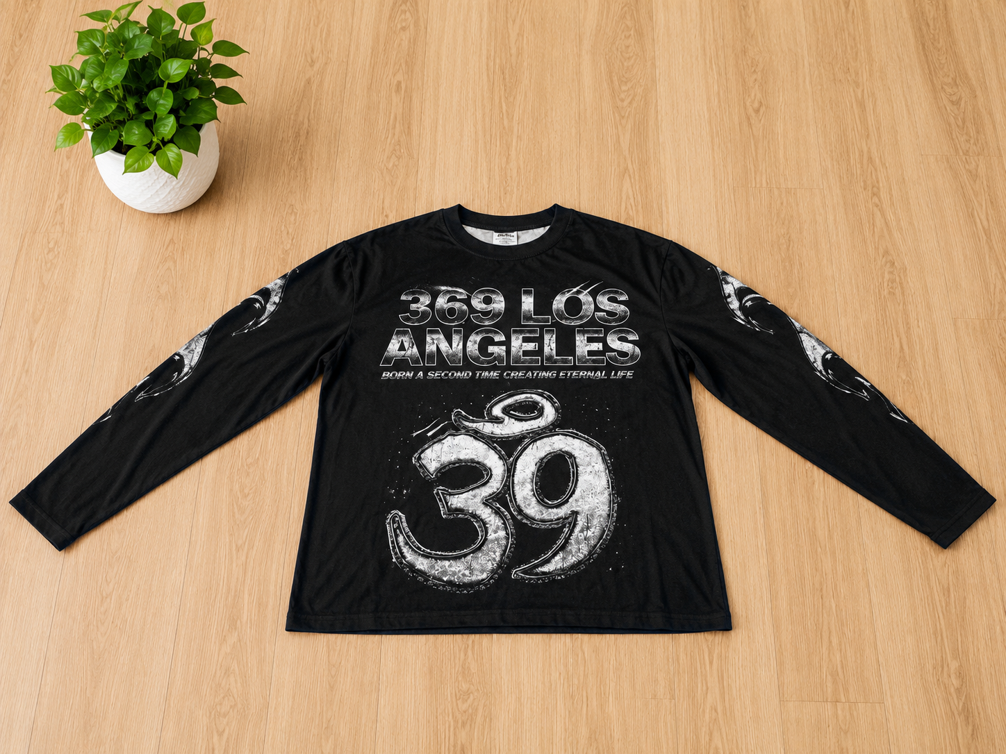 Los Angeles Path to Paradise Graphic Long Sleeve T-Shirt