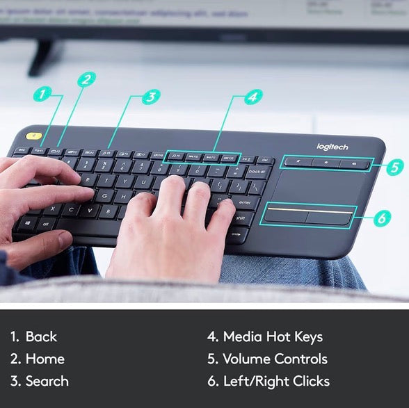 Logitech K400 Plus Wireless