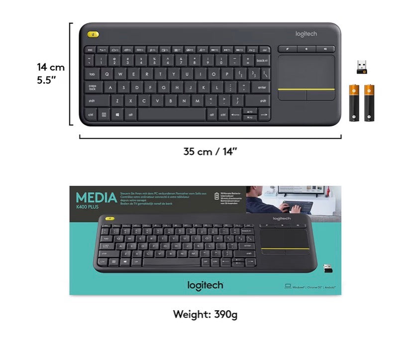 Logitech K400 Plus Wireless