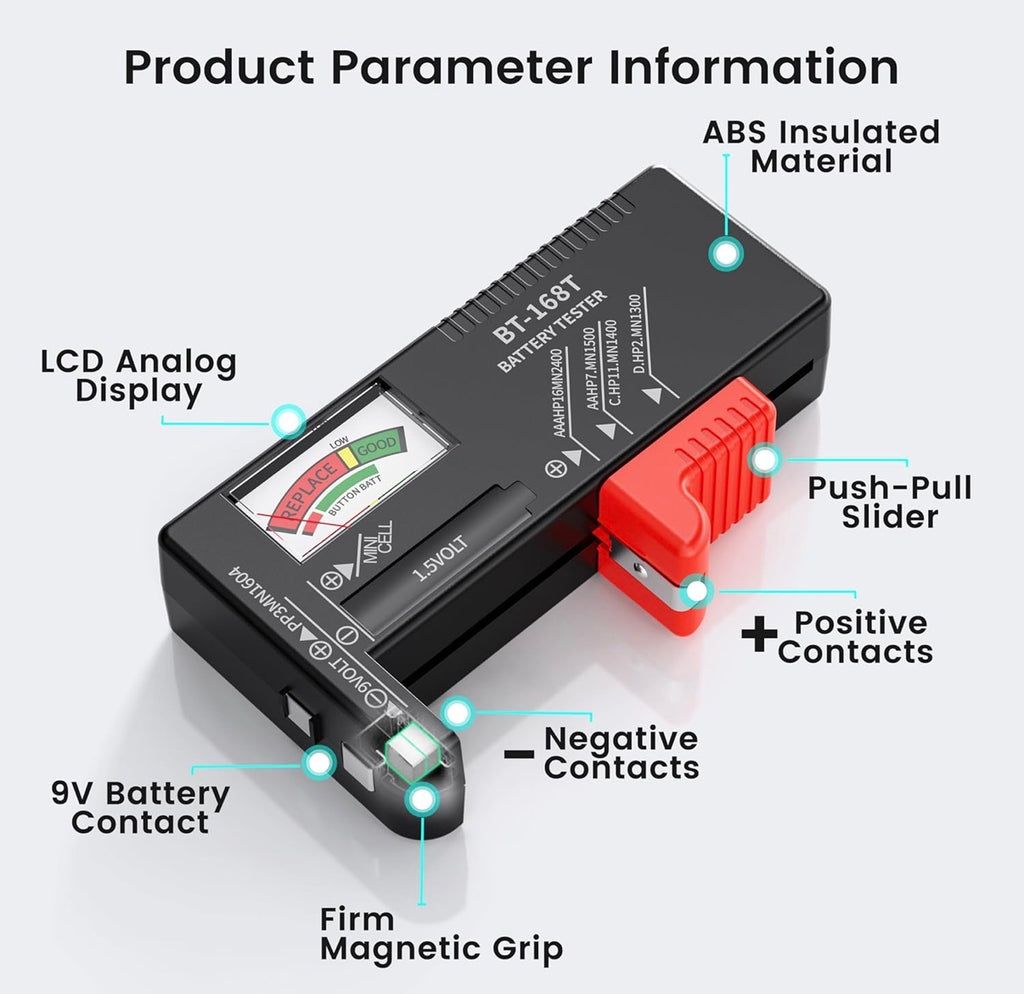 Magnetic Battery Tester